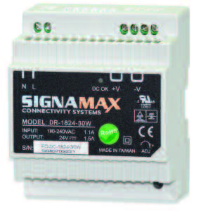 24 Volt Industrial Power Supply Din Rail Mount