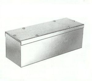 NEMA 3 Weather Proof Enclosures Box Cabinet Wireway Fabricated from Galvanized Steel 