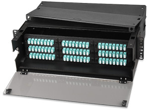 Rack Mount Fiber Optic Enclosure 36 to 144 Fibers High Density